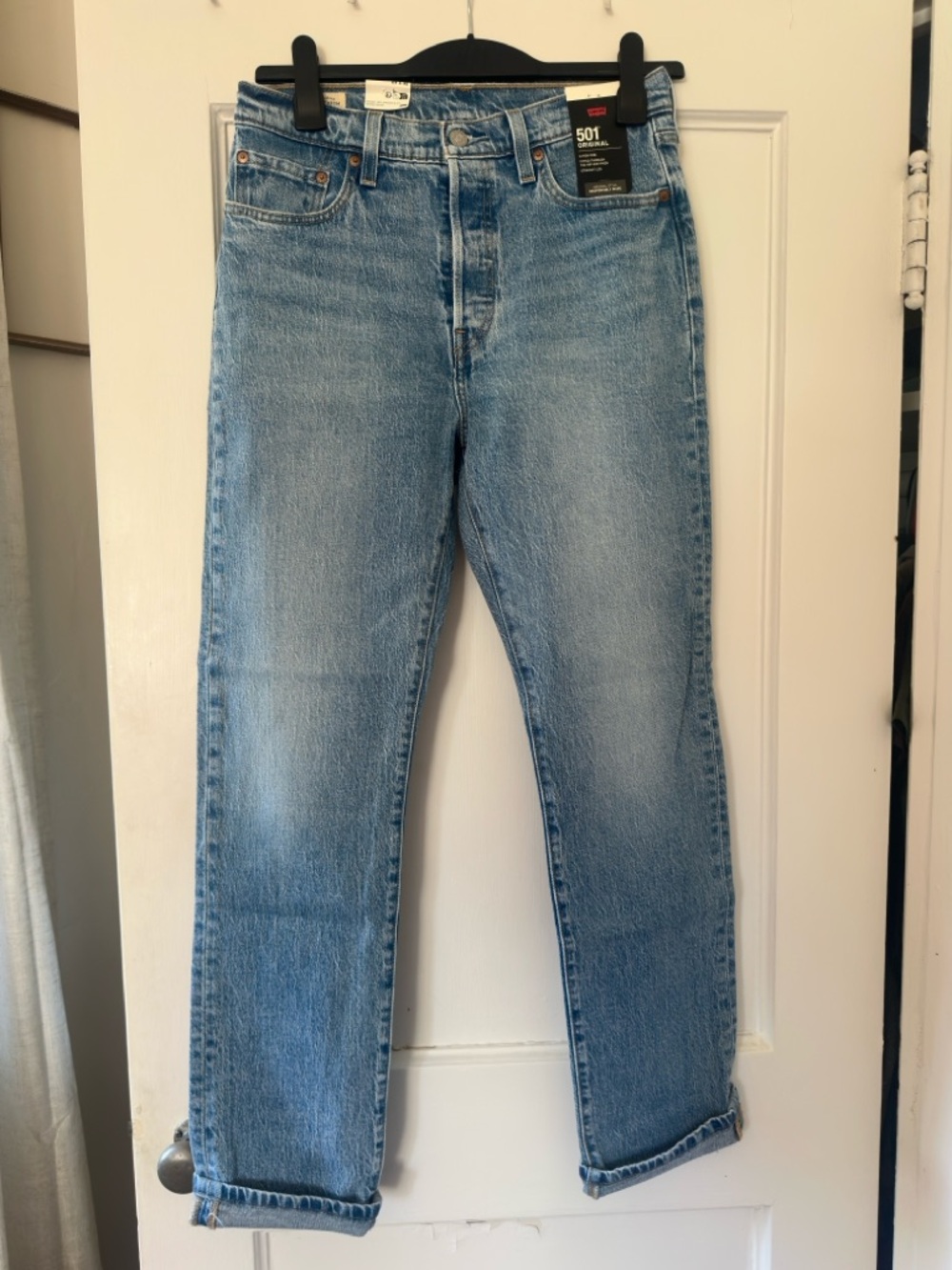 Levi's 501 Women’s Straight Light Blue Jeans